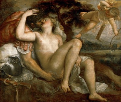 Mars, Venus en Amor door Tiziano Vecelli